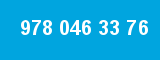 978 046 33 76 978 046 33 76